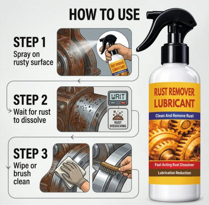 Limited Discount | Free shipping RUST REMOVER Spray for CAR & BIKE , Multi-Purpose Rust Cleaner Spray for Metal Surface, Instant Rust-Off & Protect Formula......🔥 BUY 1 GET 1 FREE! 🔥 ★ ★ ★ ☆ ☆ 4.0/5 Rating